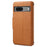 DENIOR For Google Pixel 7 5G Case Cowhide Texture Shockproof Wallet Phone Cover - Khaki - 6