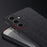 For Samsung Galaxy S23 FE Phone Case Leather+PC+TPU Cover Wood Texture - Black - 7