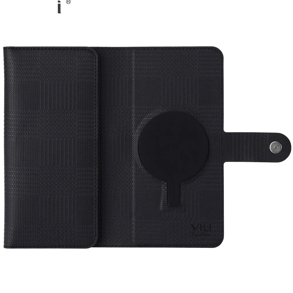 VILI GHB Series for Google Pixel 8 Pro Magnetic Case Detachable Wallet Leather Phone Cover - Black - 4