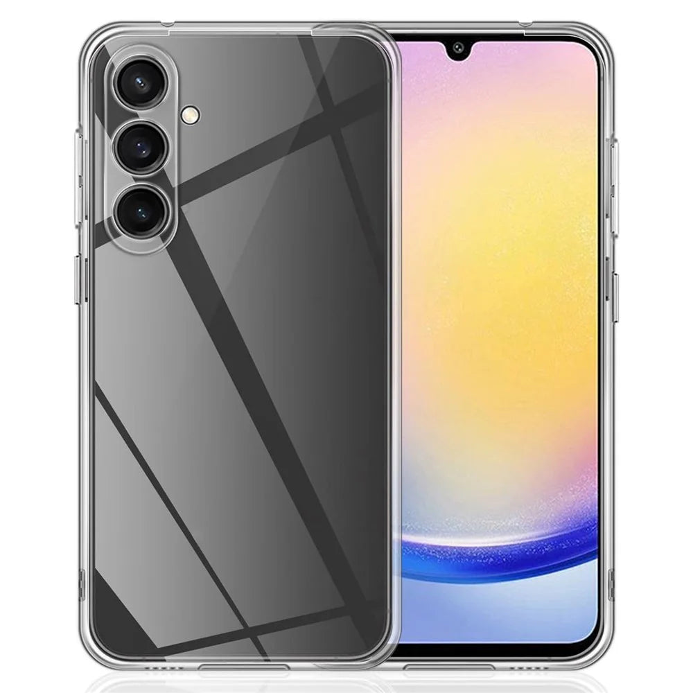 For Samsung Galaxy A25 5G (Global) (161.0 x 76.5 x 8.3mm) Case Clear TPU Phone Cover Anti-fingerprint - 1