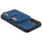 For Samsung Galaxy A35 5G Case RFID Blocking Wallet Leather Coated TPU Kickstand Cover - Navy Blue - 4
