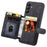 For Samsung Galaxy A55 5G Case Leather+TPU Phone Cover with RFID Blocking Wallet - Black - 2