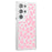 For Samsung Galaxy S24 Ultra Case Pattern Print Design TPU Shockproof Phone Cover - Pink Leopard - 2