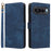 For Google Pixel 9 Pro XL Case RFID Blocking Wallet Flip PU Leather Cover - Blue - 1