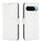 BINFEN COLOR BF Style-14 For Google Pixel 9 Pro XL Case PU Leather Magnetic Shockproof Folio Phone Cover - White - 1