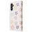 For Samsung Galaxy A15 4G / 5G Leather Case RFID Blocking Flip Folio Lacquered Phone Cover - Colorful Flower - 7
