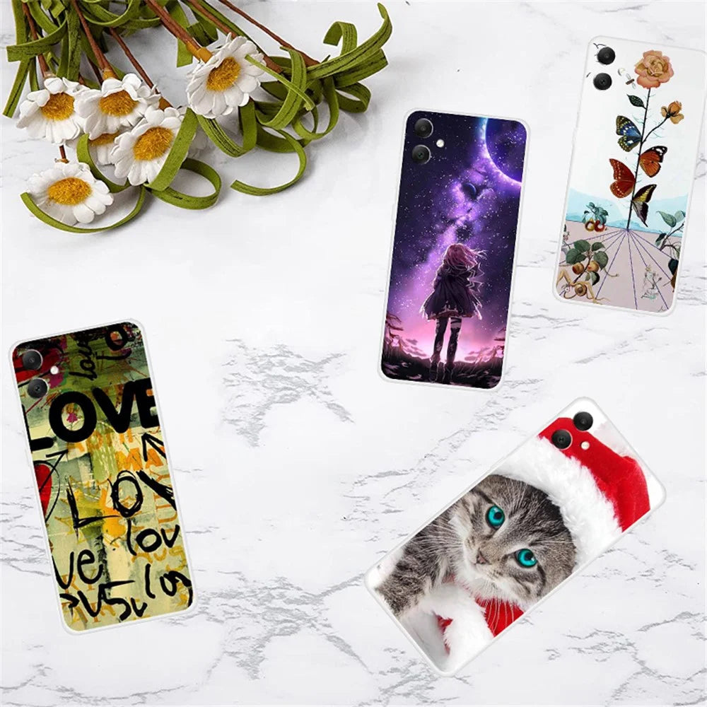 For Samsung Galaxy A05 4G Case Slim Shockproof TPU Phone Cover Cute Pattern - Interstellar - 3