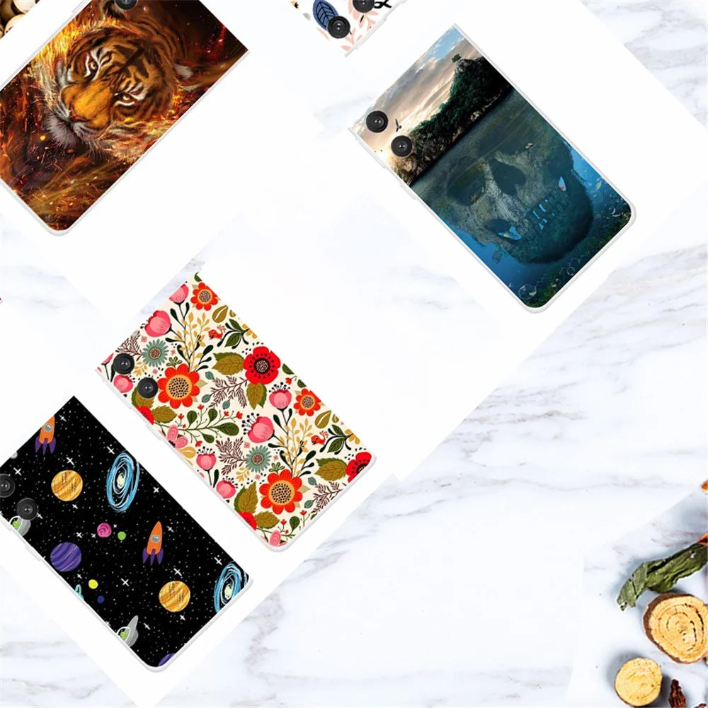 For Samsung Galaxy S24 Aesthetic Phone Case Thin Flexible TPU Cover - Love - 5