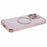 HRF Series for iPhone 12 Pro Magnetic Case Electroplating Leopard TPU Phone Cover - Pink - 7