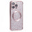 HRF Series for iPhone 12 Pro Max TPU Case Compatible with MagSafe Electroplating Phone Cover - Pink - 1
