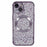 HRF Series for iPhone 14 TPU Case Leopard Electroplating Cover Compatible with MagSafe - Purple - 3