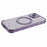 HRF Series for iPhone 14 TPU Case Leopard Electroplating Cover Compatible with MagSafe - Purple - 7
