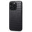 For iPhone 14 Pro Max Case Crocodile Textured Leather Covered Hybrid Slim Phone Case - Black - 1