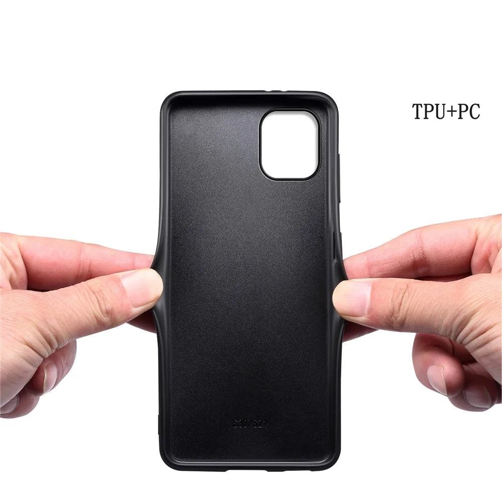 For iPhone 11 Pro Max Case Crocodile Textured Anti-dust PU Leather+PC+TPU Phone Protector - Black - 3
