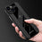 Q.COO For iPhone 15 Pro Max Cover PU Leather+TPU+Acrylic Dustproof Cell Phone Case - Red - 6