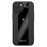 Q.COO For iPhone 13 Drop Protection Phone Cover PU Leather+TPU+Acrylic Phone Case - Black - 1