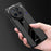 Q.COO For vivo X90 5G Cell Phone Case Drop-proof PU Leather+TPU+Acrylic Shell - Black - 5
