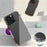 Q.COO Crystal Series for iPhone 15 Pro Max Shockproof Case Clear PC+TPU Phone Cover - Transparent Black - 5