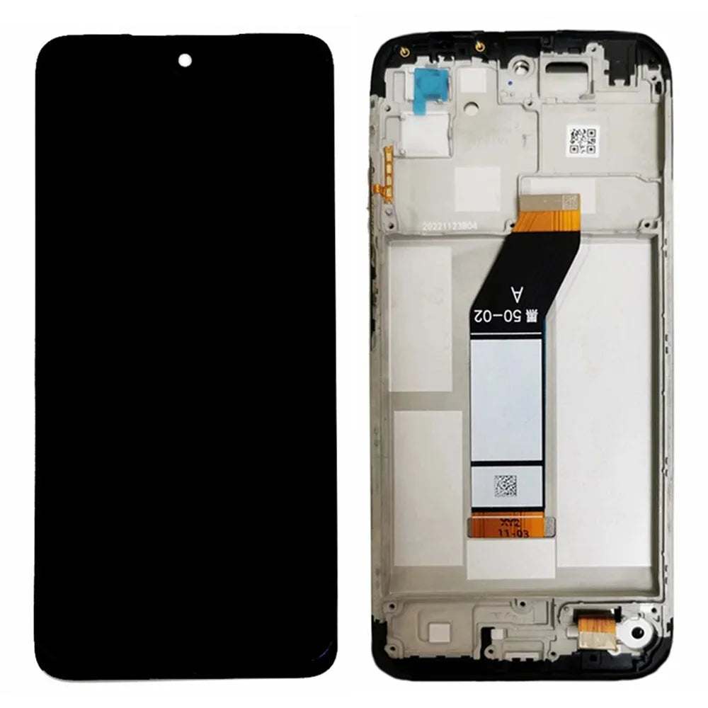 For Xiaomi Redmi 10 2022 4G Grade B LCD Screen and Digitizer Assembly + Frame (without Logo) - 1