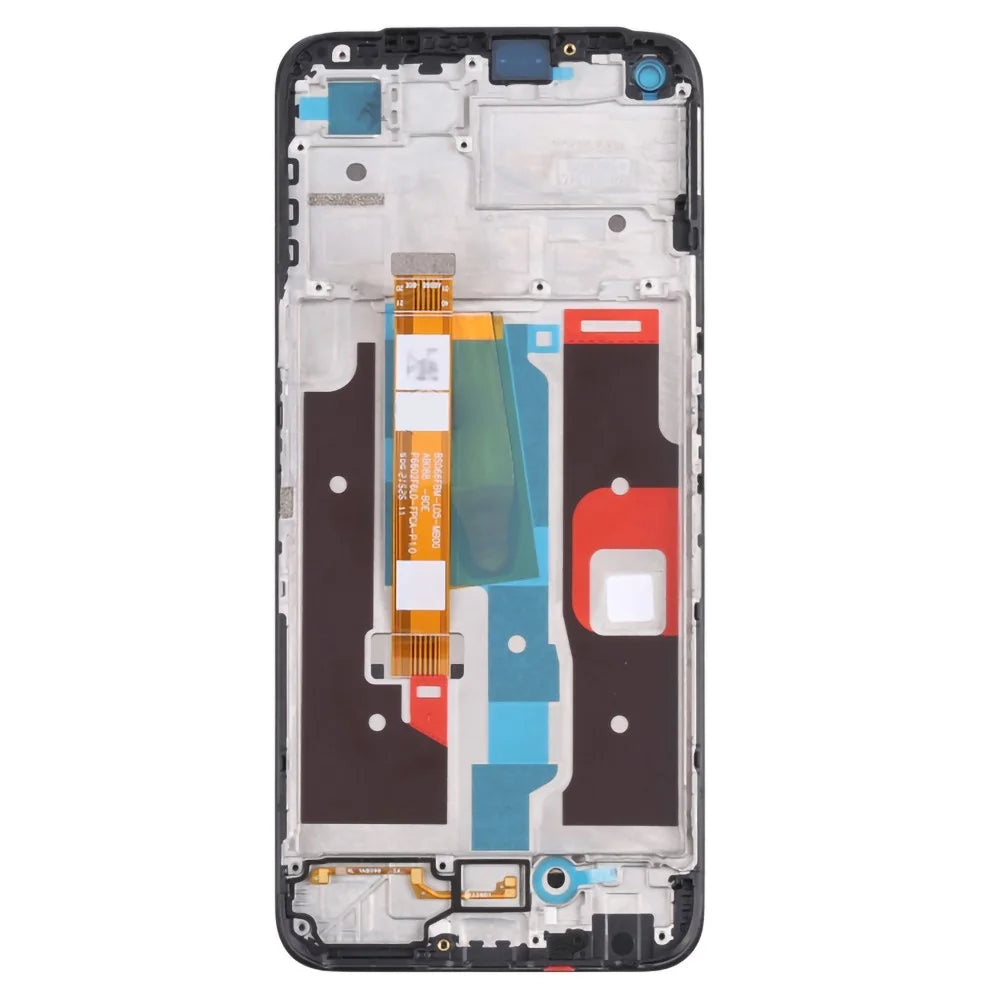 For Realme 8i / Narzo 50 4G Grade C LCD Screen and Digitizer Assembly + Frame Replacement Part (Without Logo) - 2
