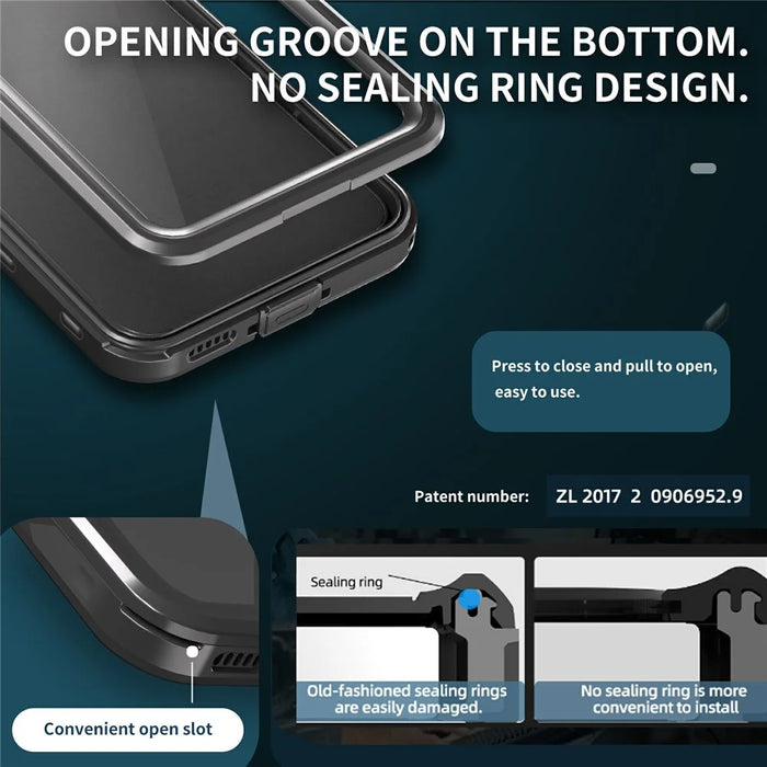 REDPEPPER A Series For Samsung Galaxy A55 5G Anti-fall Case Waterproof Built-in Screen Protector Underwater - 3