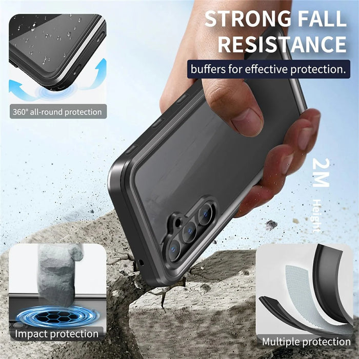 REDPEPPER A Series For Samsung Galaxy A55 5G Anti-fall Case Waterproof Built-in Screen Protector Underwater - 5