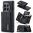DG.MING M1 Series for OnePlus 12 5G Case Detachable Wallet Phone Cover - Black - 1
