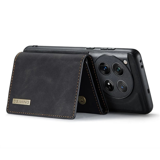 DG.MING M1 Series for OnePlus 12 5G Case Detachable Wallet Phone Cover - Black - 2