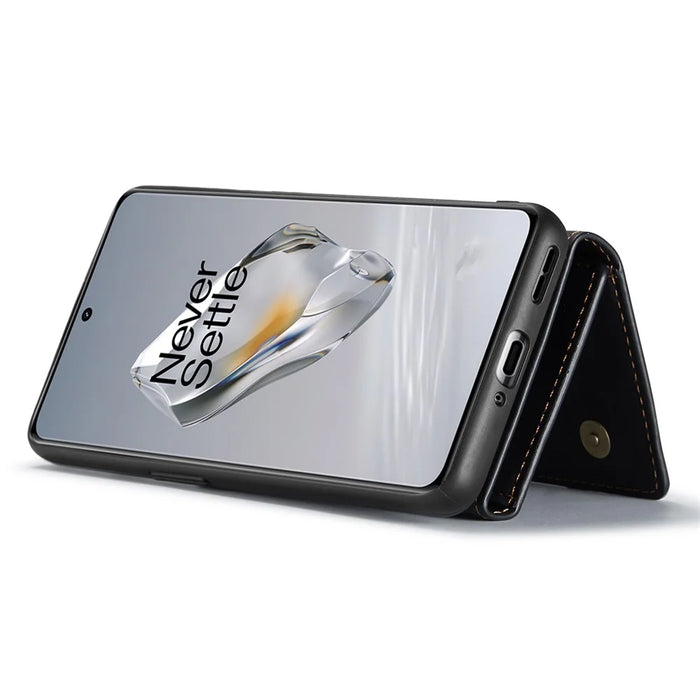 DG.MING M1 Series for OnePlus 12 5G Case Detachable Wallet Phone Cover - Black - 3