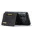 DG.MING M2 Series for OnePlus 12 5G Kickstand Case Detachable Magnetic Wallet Phone Cover - Black - 3