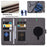 VILI GHA Series For iPhone 14 Pro Max Cell Phone Case RFID Blocking Wallet Cover Compatible with MagSafe - Grey - 5