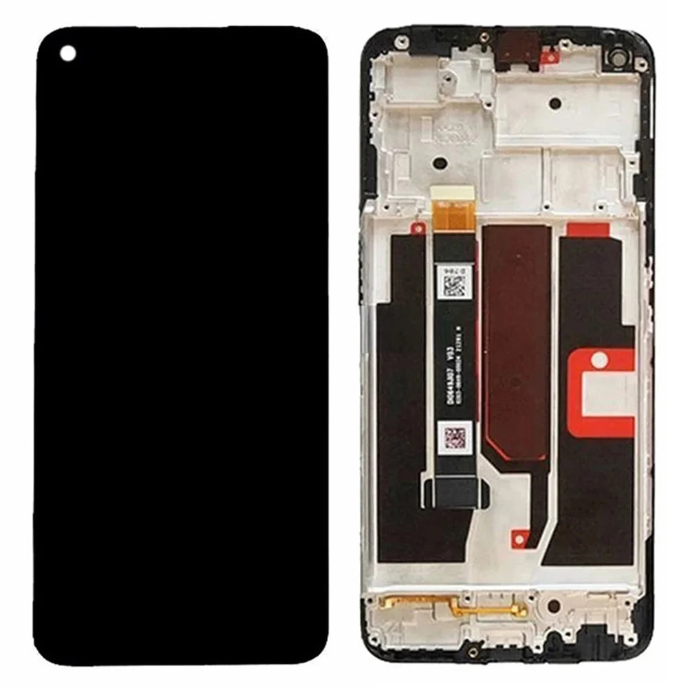 For Oppo A93s 5G OEM Grade S LCD Screen and Digitizer Assembly + Frame Part (without Logo) - 1
