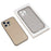 Q.COO Ice Mist Series for iPhone 14 Pro Case Soft TPU Matte Protective Phone Cover - Grey - 1