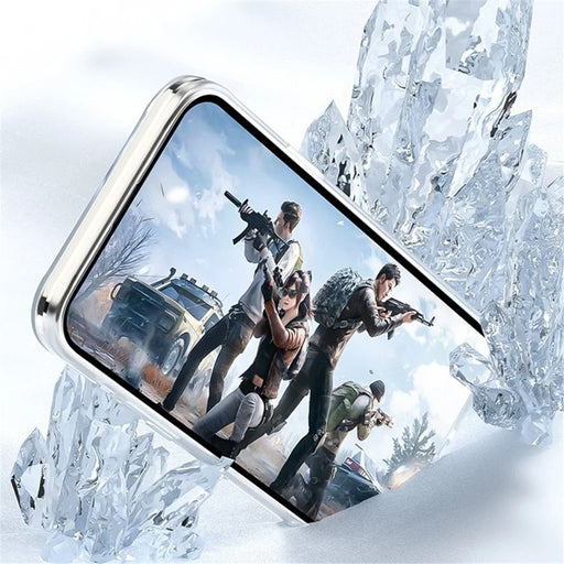 Q.COO Ice Mist Series for iPhone 14 Plus TPU Case Matte Phone Cover Fingerprint-free - Grey - 2