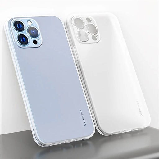 Q.COO Ice Mist Series for iPhone 15 Pro TPU Case Matte Phone Cover Scratch-proof - White - 2