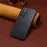 For Samsung Galaxy A35 5G Leather Back Case Crocodile Texture Protective Cover Shell - Black - 4