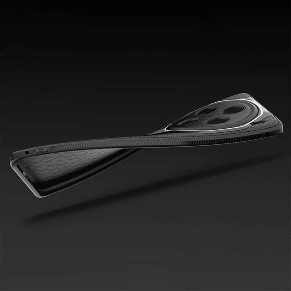 Q.COO Super Running Series For vivo X100 5G Case PU Leather+Acrylic+TPU Shock-Absorbent Back Phone Cover - Black - 7