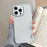 Q.COO For iPhone 15 Pro Case Shiny Design Aesthetic Soft TPU Phone Back Cover - White - 2