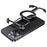For iPhone 14 Pro Aluminum Alloy + TPU Case Kickstand Frameless Phone Cover Compatible with MagSafe - Black - 1
