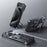 For iPhone 14 Pro Aluminum Alloy + TPU Case Kickstand Frameless Phone Cover Compatible with MagSafe - Black - 2