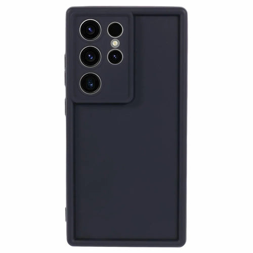 For Samsung Galaxy S24 Ultra TPU Case Matte Finish Slim Profile Phone Protector - Black - 1