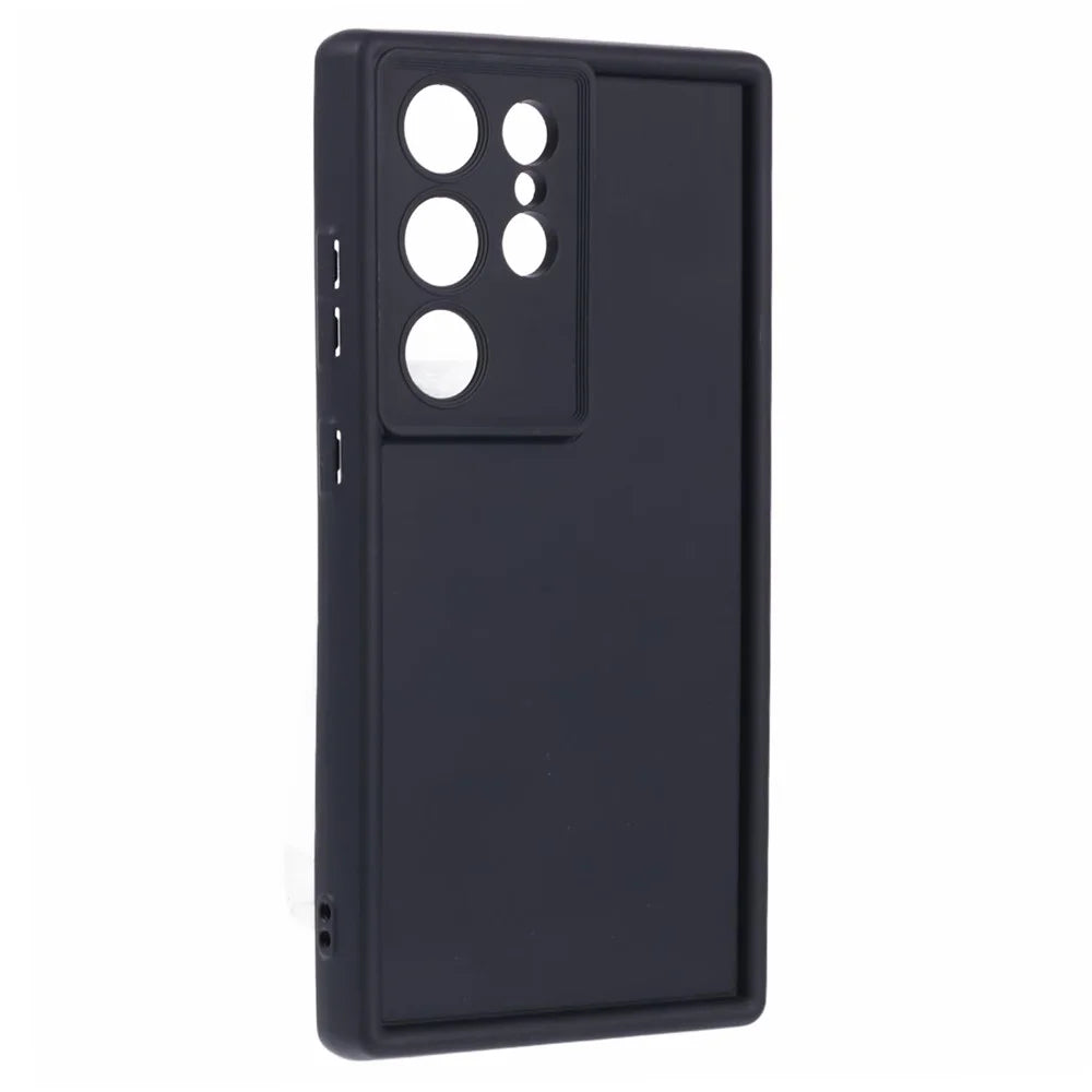 For Samsung Galaxy S24 Ultra TPU Case Matte Finish Slim Profile Phone Protector - Black - 3
