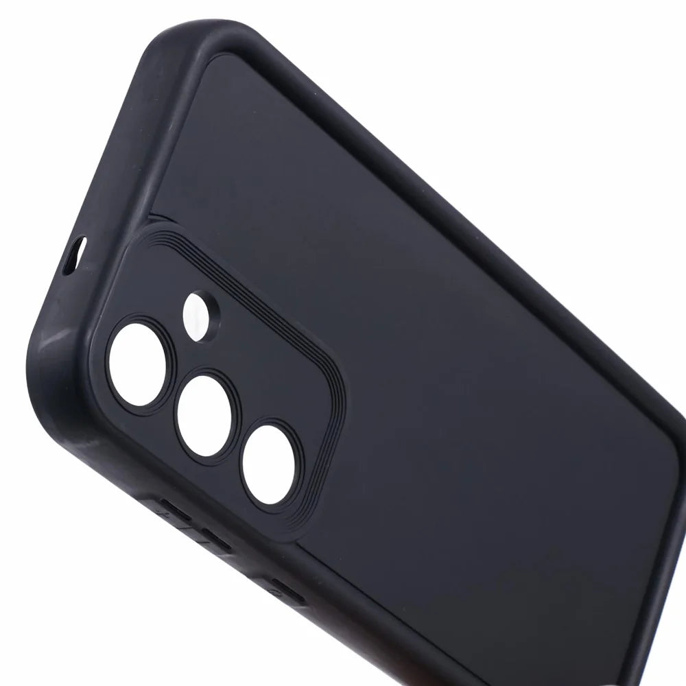 For Samsung Galaxy S24+ Matte Case Anti-Scratch TPU Phone Cover - Black - 6
