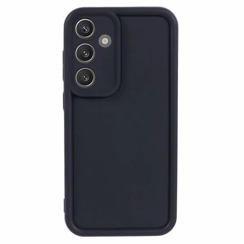 For Samsung Galaxy S24 Case Matte Finish Slim Profile TPU Phone Cover - Black - 1