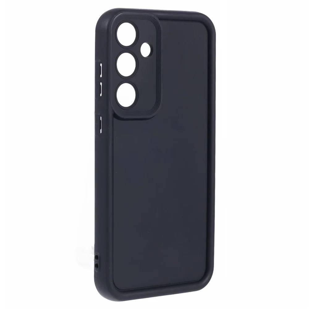 For Samsung Galaxy S24 Case Matte Finish Slim Profile TPU Phone Cover - Black - 3