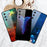 For Samsung Galaxy S24 Case Pattern Printing Tempered Glass+TPU+PC Phone Cover - Blue Fish - 5