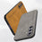 For Samsung Galaxy S24+ Case Skin-Touch TPU + PU Covered Smartphone Protector - Grey - 4