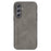 For Samsung Galaxy A34 5G Slim Case Skin-Touch TPU + PU Smartphone Case - Grey - 1