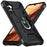 For Samsung Galaxy A15 4G / 5G Case Rotation Ring Kickstand PC+ TPU Phone Cover - Black - 1
