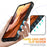 For Samsung Galaxy A15 4G / 5G Case Rotation Ring Kickstand PC+ TPU Phone Cover - Black - 6